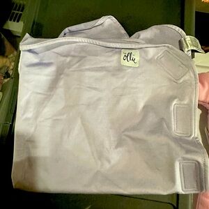 Ollie swaddle purple